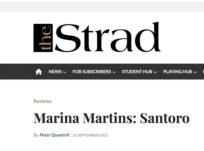 The Strad  |  Crítica CD Santoro